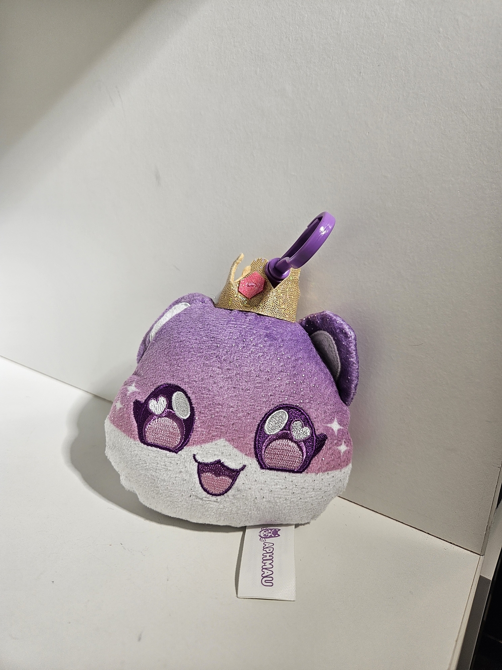 Aphmau Princess Crowned Plush Keychain clip